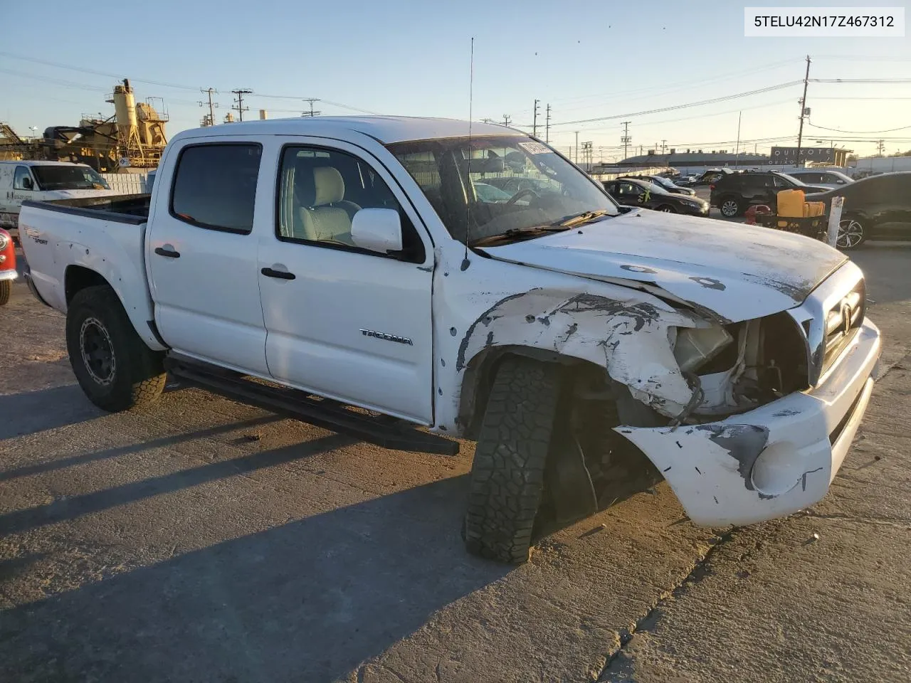 2007 Toyota Tacoma Double Cab VIN: 5TELU42N17Z467312 Lot: 79475844