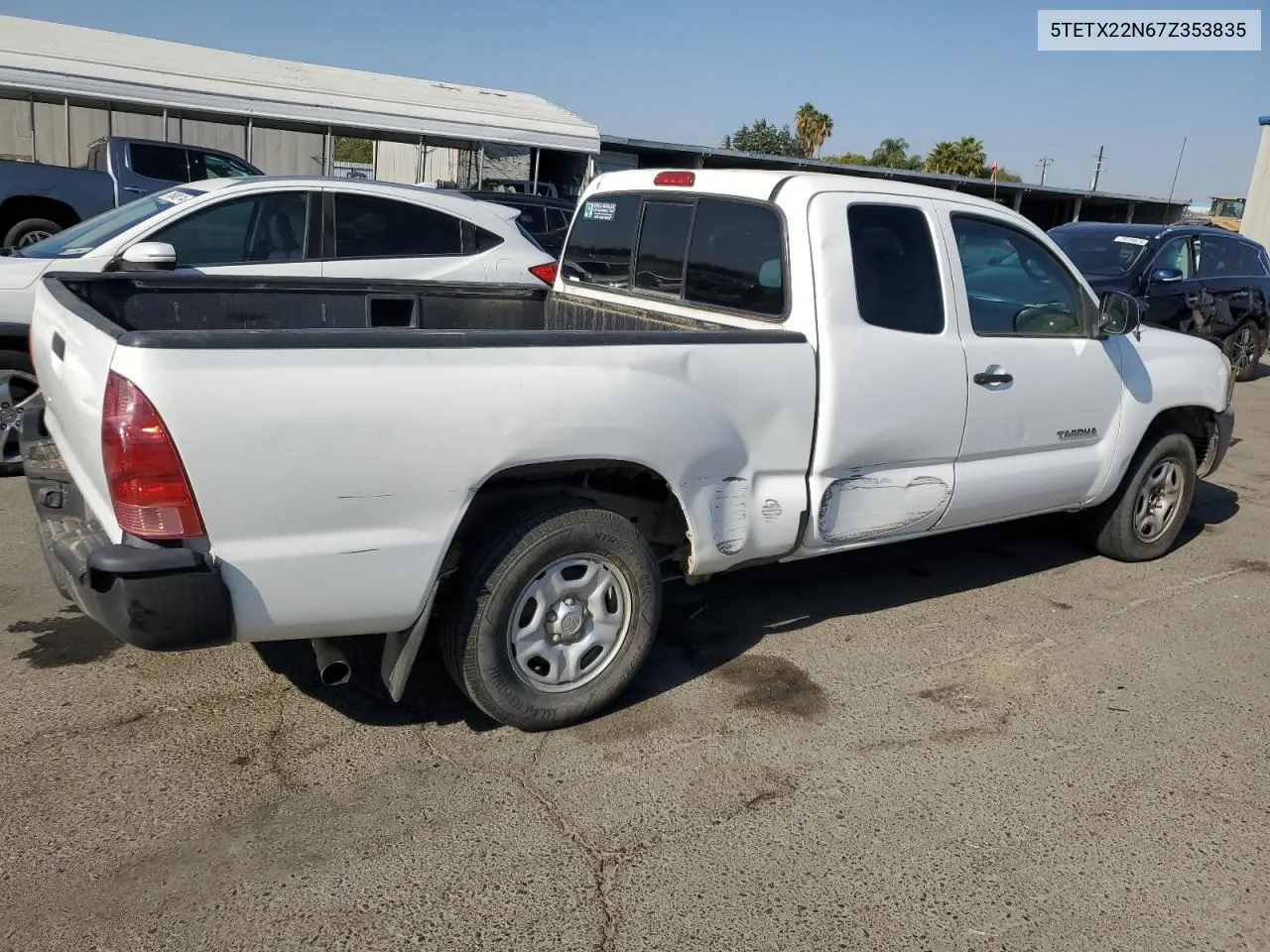 2007 Toyota Tacoma Access Cab VIN: 5TETX22N67Z353835 Lot: 79683444