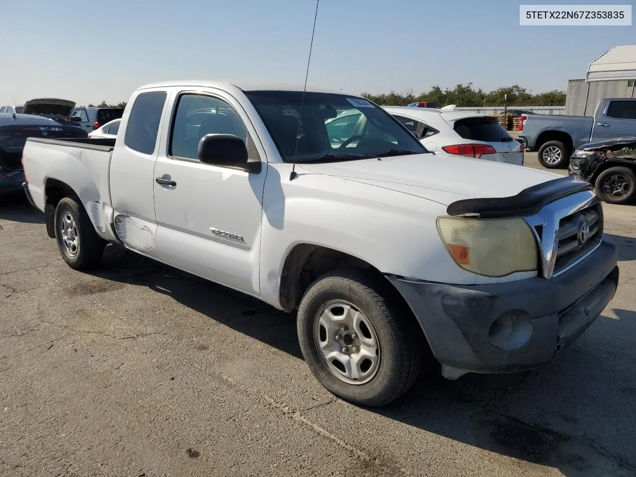 2007 Toyota Tacoma Access Cab VIN: 5TETX22N67Z353835 Lot: 79683444