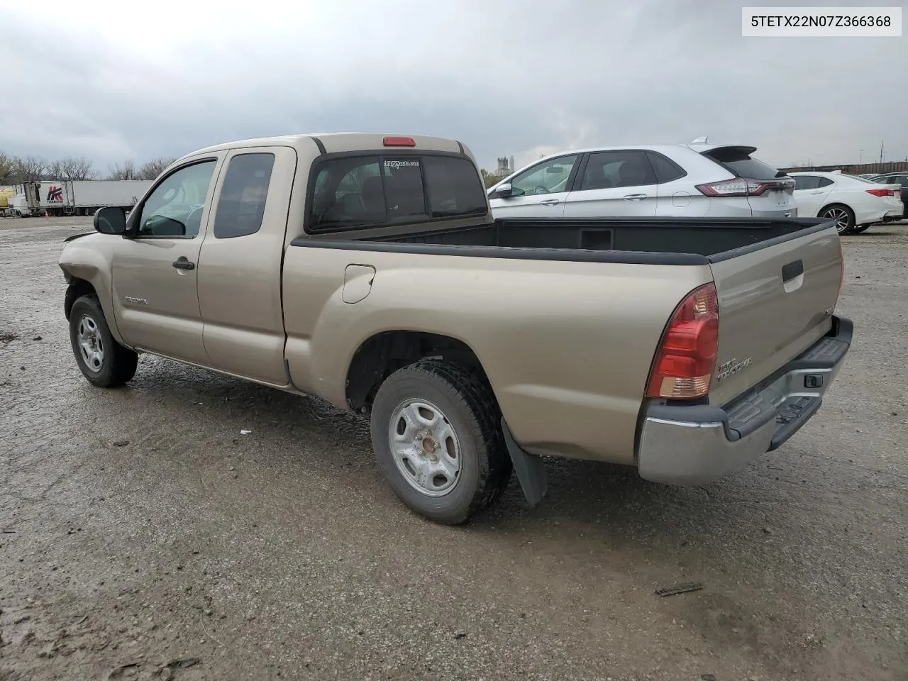 2007 Toyota Tacoma Access Cab VIN: 5TETX22N07Z366368 Lot: 80026974