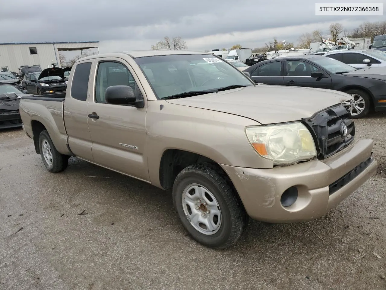 2007 Toyota Tacoma Access Cab VIN: 5TETX22N07Z366368 Lot: 80026974