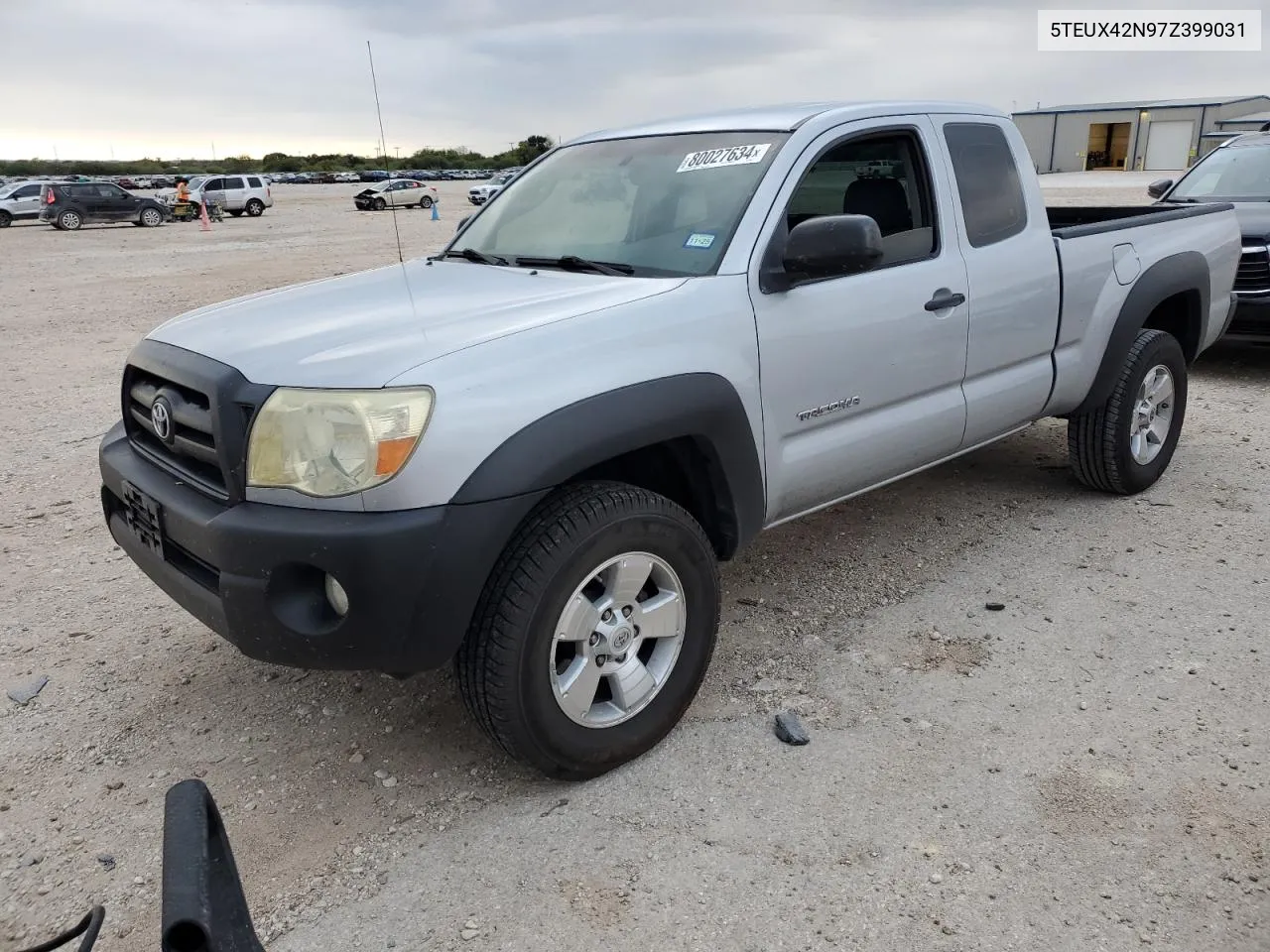 2007 Toyota Tacoma Access Cab VIN: 5TEUX42N97Z399031 Lot: 80027634