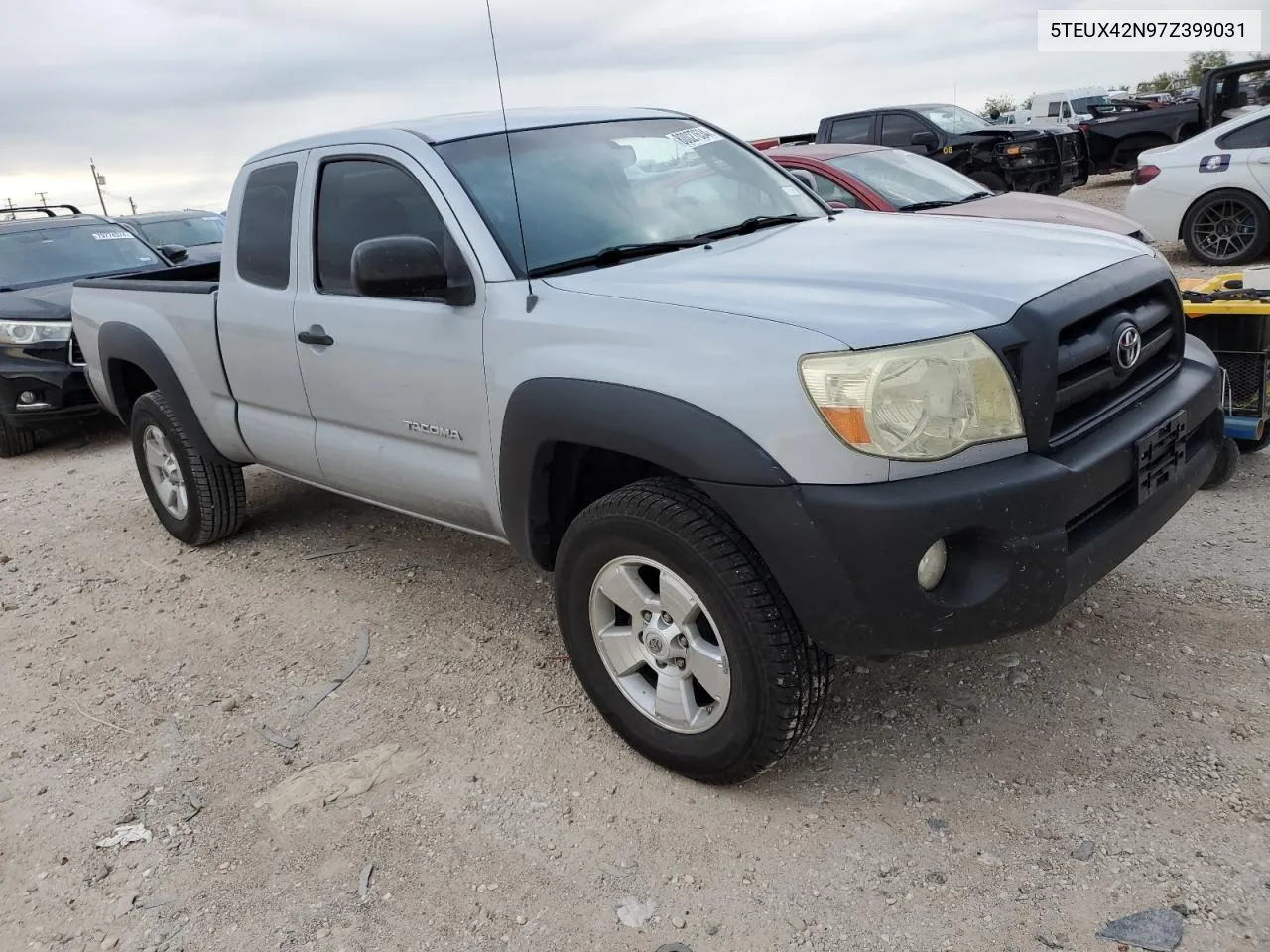 2007 Toyota Tacoma Access Cab VIN: 5TEUX42N97Z399031 Lot: 80027634