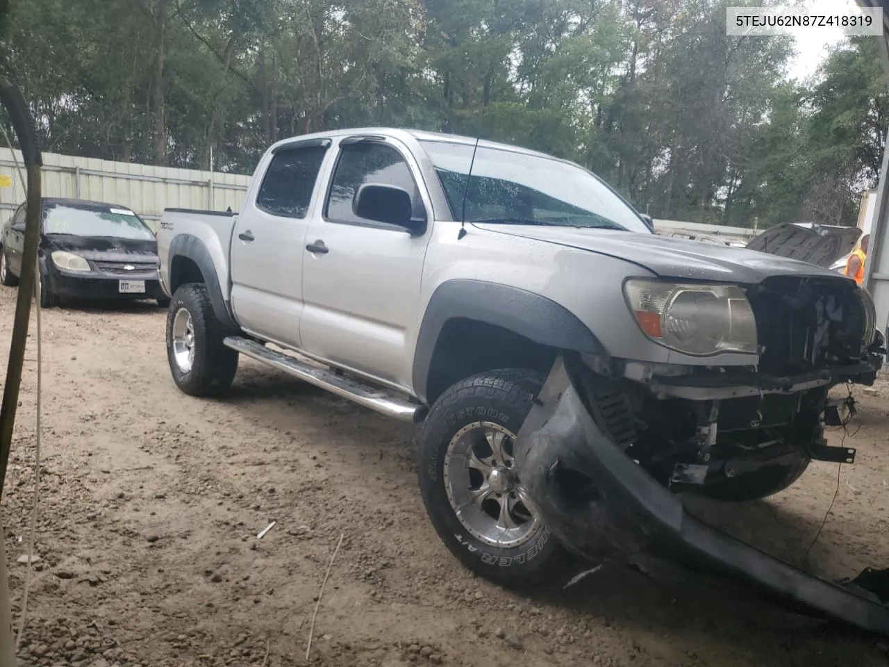 2007 Toyota Tacoma Double Cab Prerunner VIN: 5TEJU62N87Z418319 Lot: 80055094