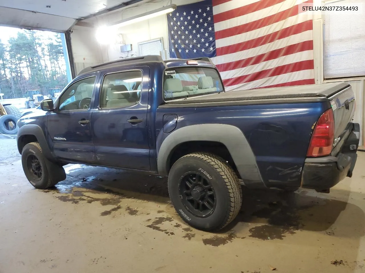 2007 Toyota Tacoma Double Cab VIN: 5TELU42N37Z354493 Lot: 80309014