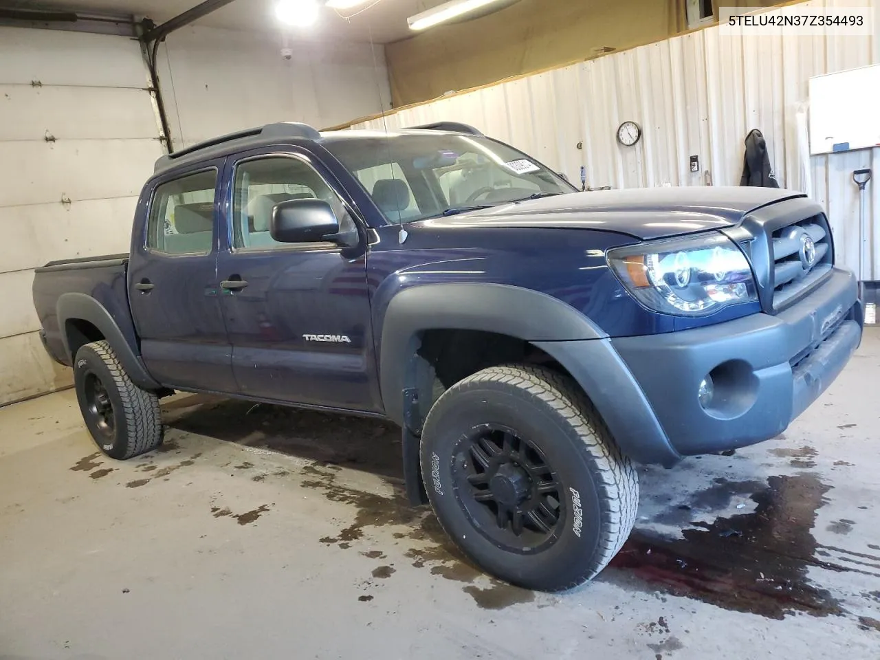 2007 Toyota Tacoma Double Cab VIN: 5TELU42N37Z354493 Lot: 80309014