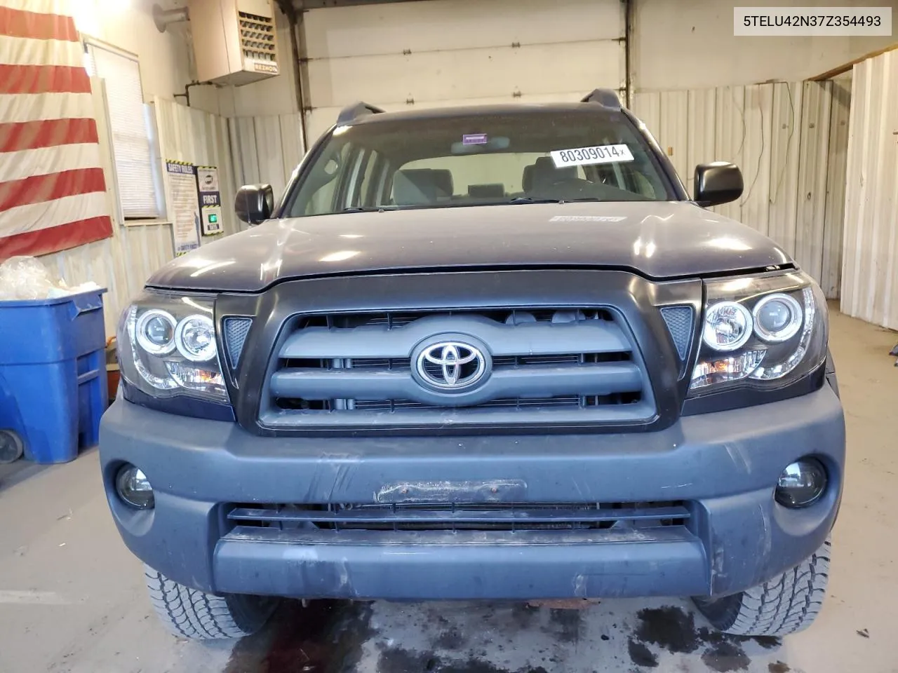 2007 Toyota Tacoma Double Cab VIN: 5TELU42N37Z354493 Lot: 80309014