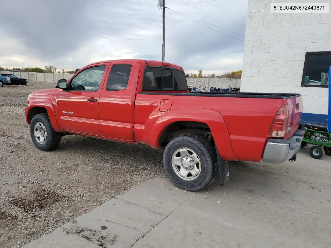 2007 Toyota Tacoma Access Cab VIN: 5TEUU42N67Z440871 Lot: 80533574