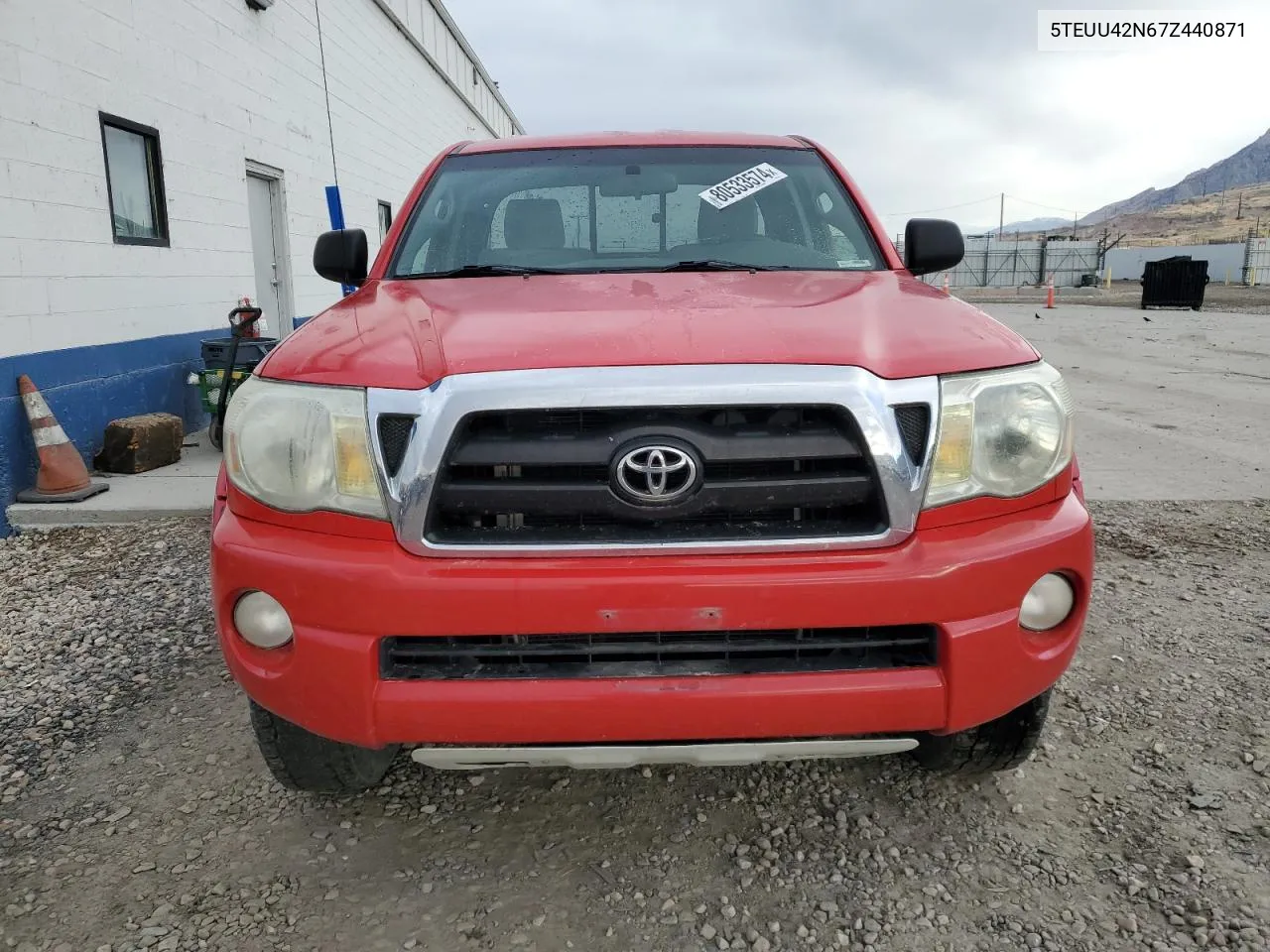 2007 Toyota Tacoma Access Cab VIN: 5TEUU42N67Z440871 Lot: 80533574