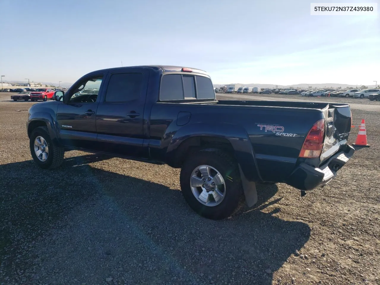 2007 Toyota Tacoma Double Cab Prerunner Long Bed VIN: 5TEKU72N37Z439380 Lot: 80761434