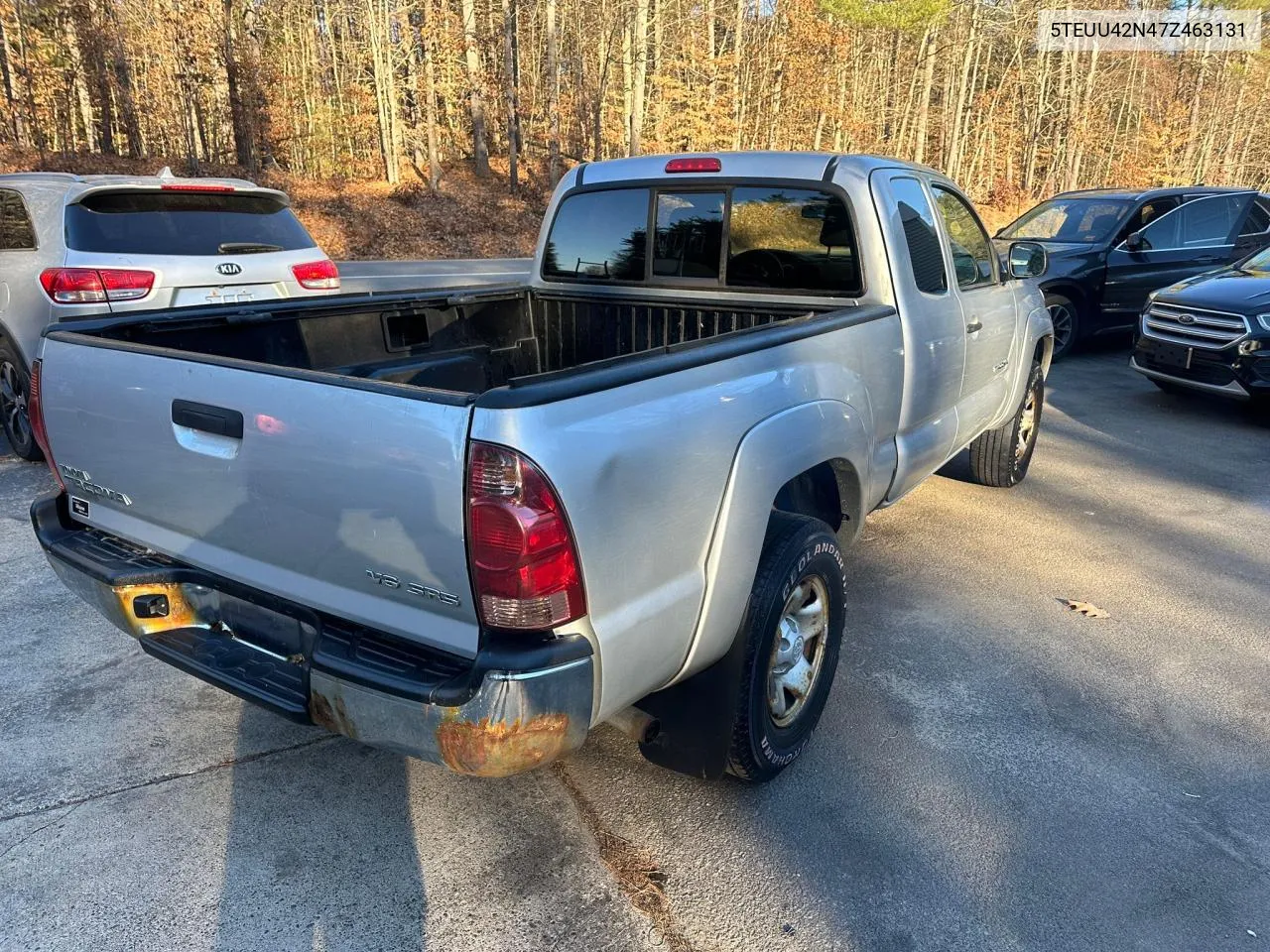 2007 Toyota Tacoma Access Cab VIN: 5TEUU42N47Z463131 Lot: 80864494