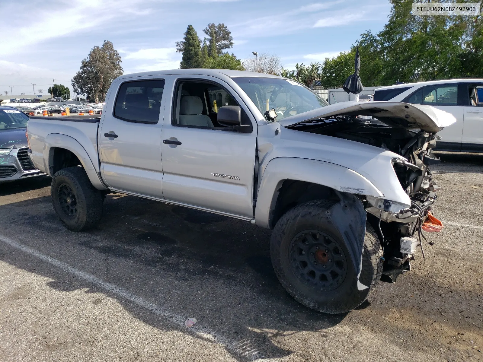 5TEJU62N08Z492903 2008 Toyota Tacoma Double Cab Prerunner