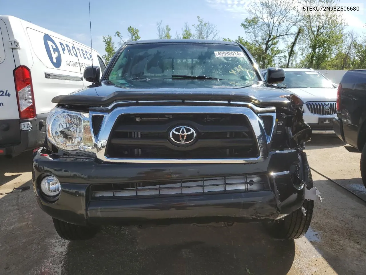 2008 Toyota Tacoma Double Cab Prerunner Long Bed VIN: 5TEKU72N98Z506680 Lot: 49993014