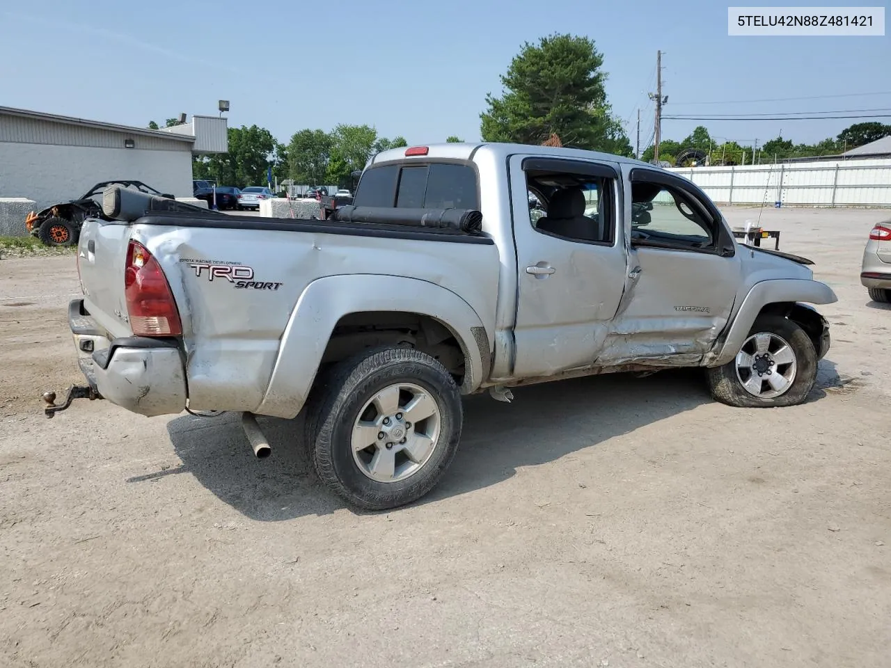 2008 Toyota Tacoma Double Cab VIN: 5TELU42N88Z481421 Lot: 59048644