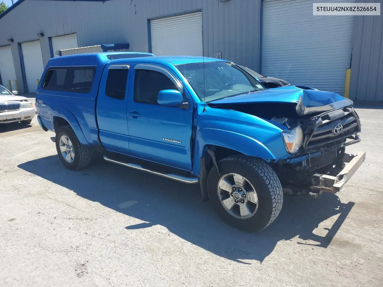 2008 Toyota Tacoma Access Cab VIN: 5TEUU42NX8Z526654 Lot: 61170064