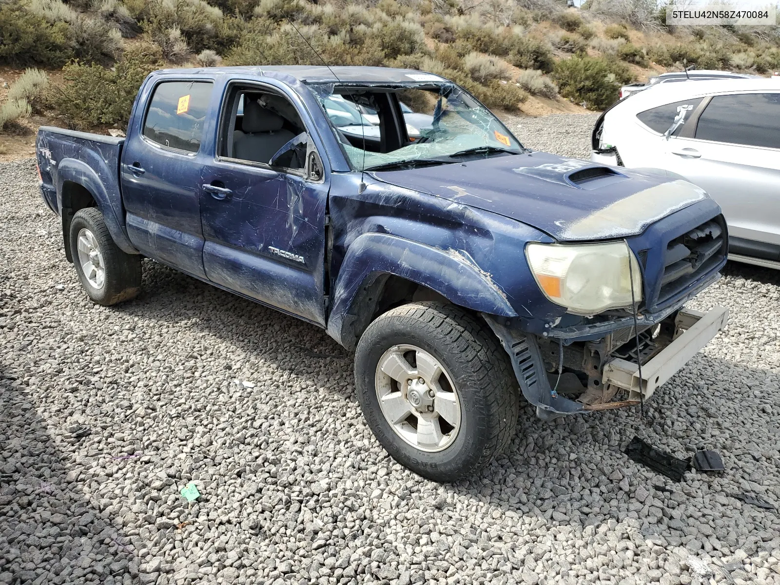 2008 Toyota Tacoma Double Cab VIN: 5TELU42N58Z470084 Lot: 65530054