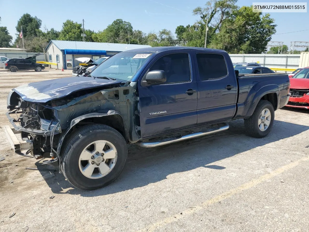 2008 Toyota Tacoma Double Cab Prerunner Long Bed VIN: 3TMKU72N88M015515 Lot: 65853404