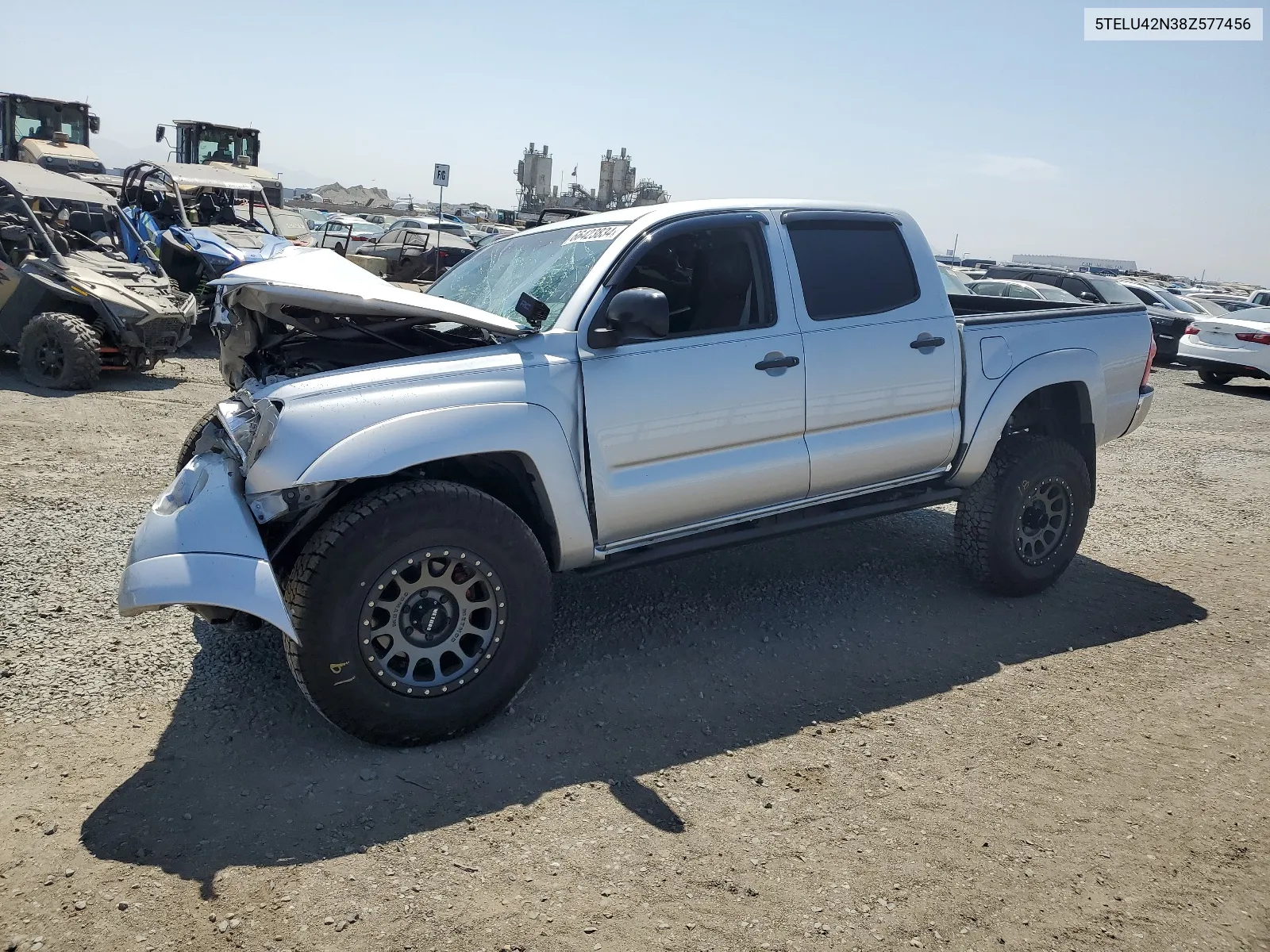 2008 Toyota Tacoma Double Cab VIN: 5TELU42N38Z577456 Lot: 66423834