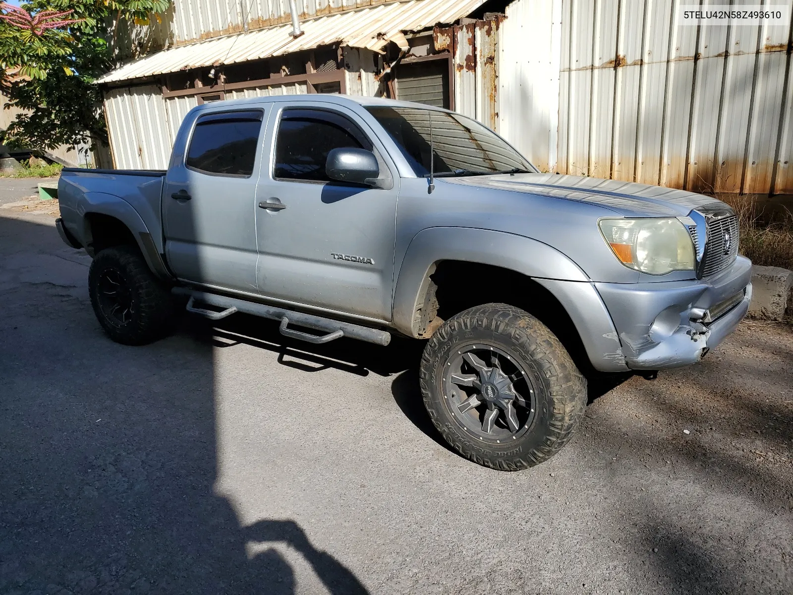 2008 Toyota Tacoma Double Cab VIN: 5TELU42N58Z493610 Lot: 66807014