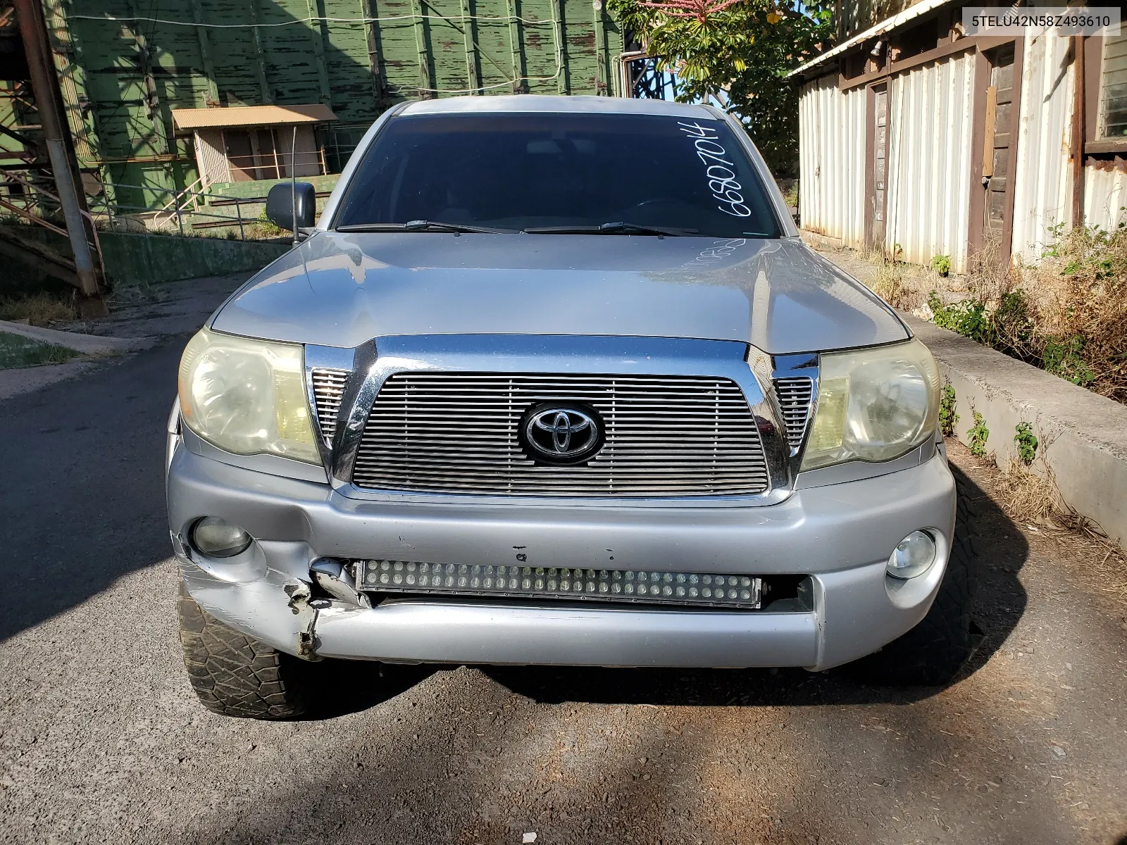 2008 Toyota Tacoma Double Cab VIN: 5TELU42N58Z493610 Lot: 66807014