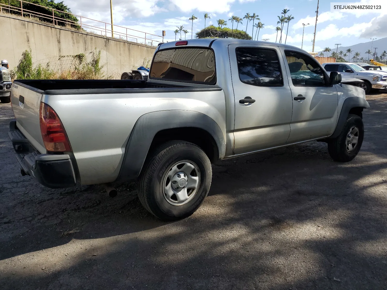 2008 Toyota Tacoma Double Cab Prerunner VIN: 5TEJU62N48Z502123 Lot: 67132884