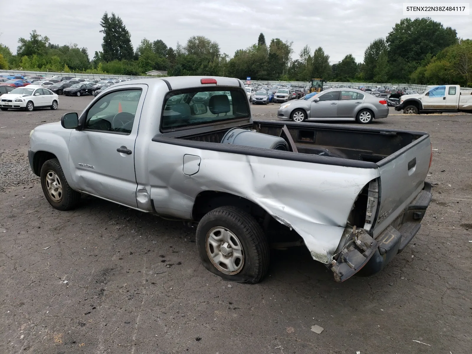 2008 Toyota Tacoma VIN: 5TENX22N38Z484117 Lot: 67269394