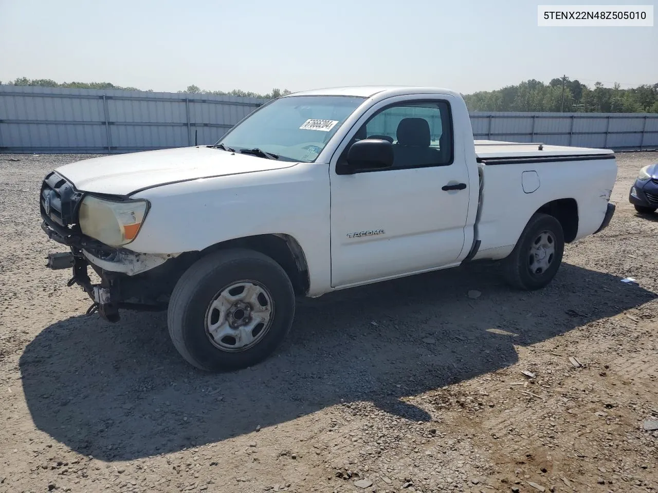 2008 Toyota Tacoma VIN: 5TENX22N48Z505010 Lot: 67666204