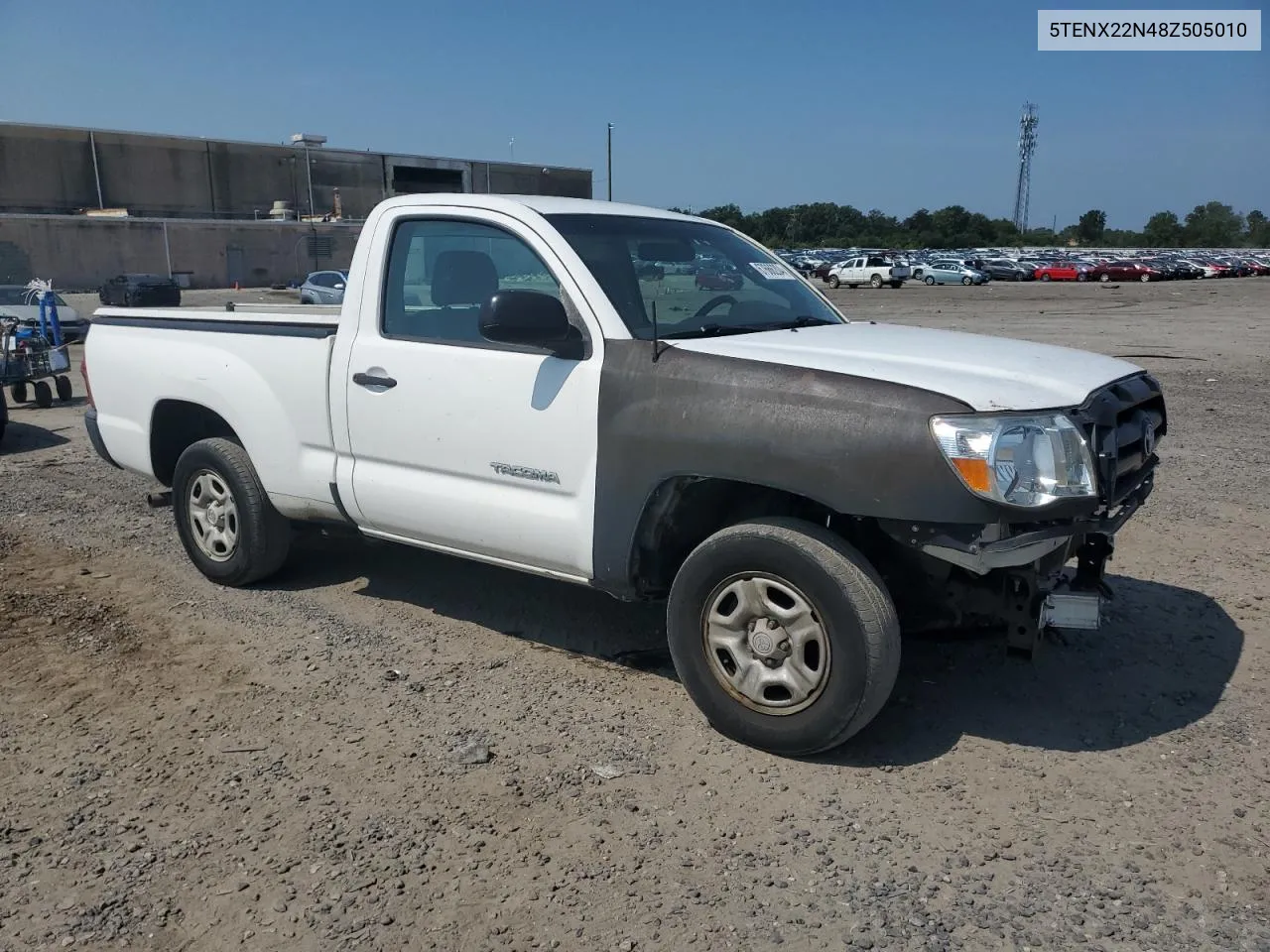 2008 Toyota Tacoma VIN: 5TENX22N48Z505010 Lot: 67666204