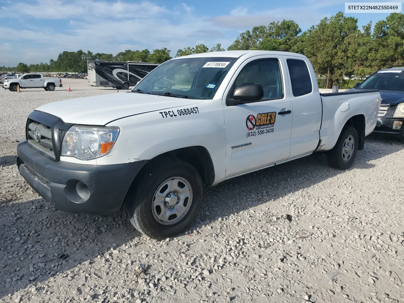 5TETX22N48Z550469 2008 Toyota Tacoma Access Cab