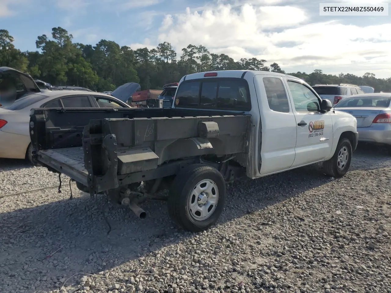 5TETX22N48Z550469 2008 Toyota Tacoma Access Cab