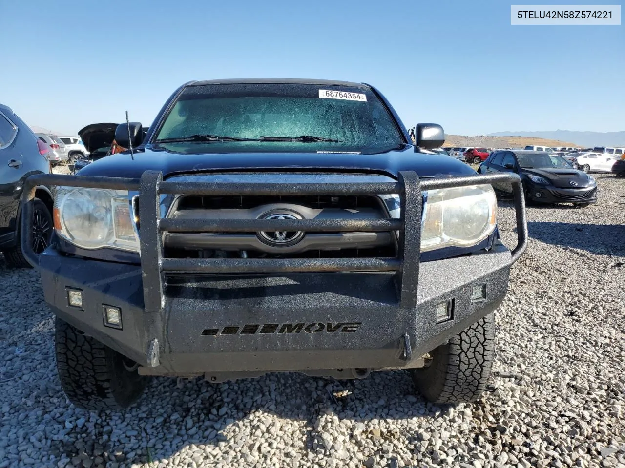 2008 Toyota Tacoma Double Cab VIN: 5TELU42N58Z574221 Lot: 68764354