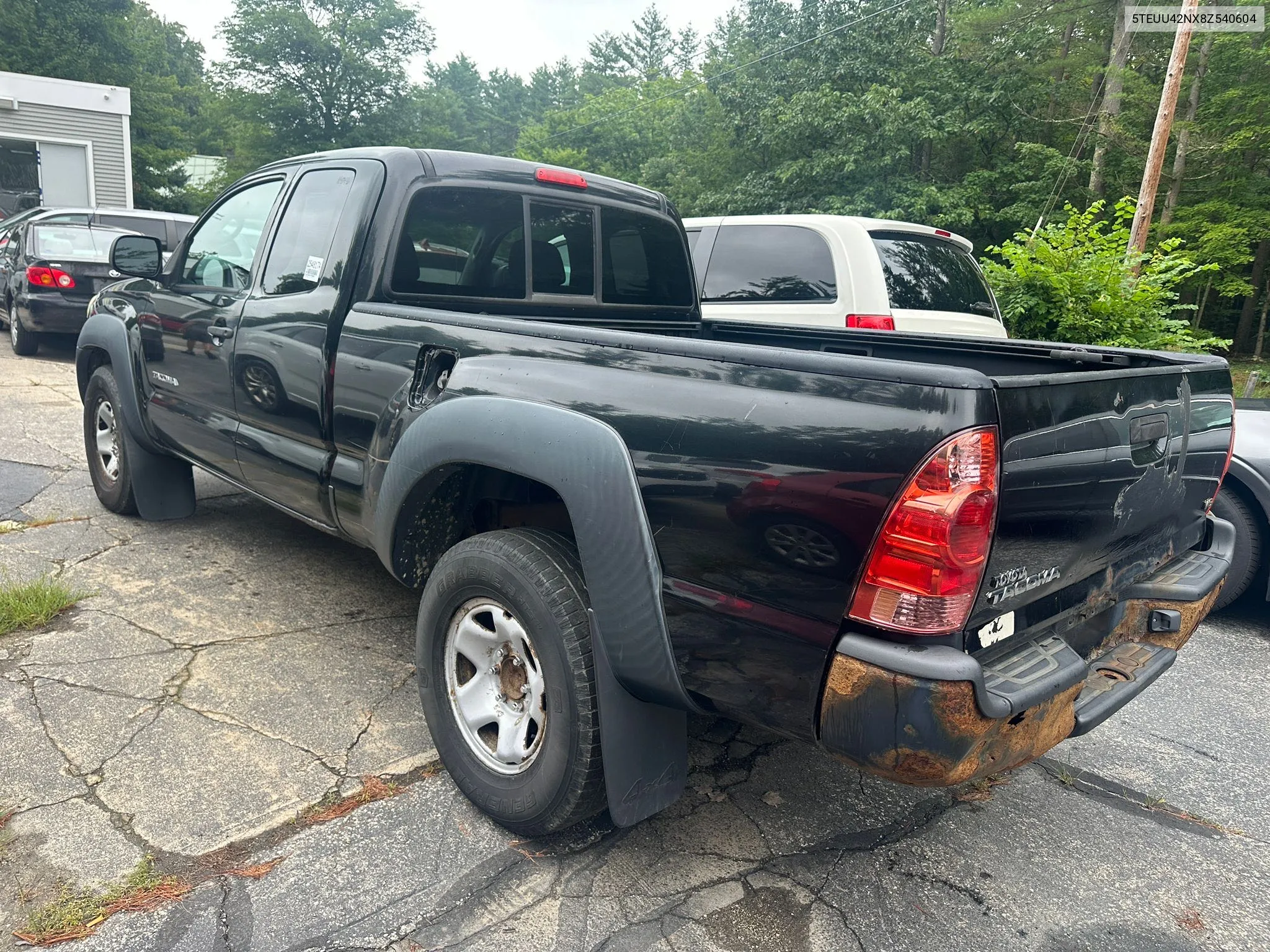 2008 Toyota Tacoma Access Cab VIN: 5TEUU42NX8Z540604 Lot: 68770574