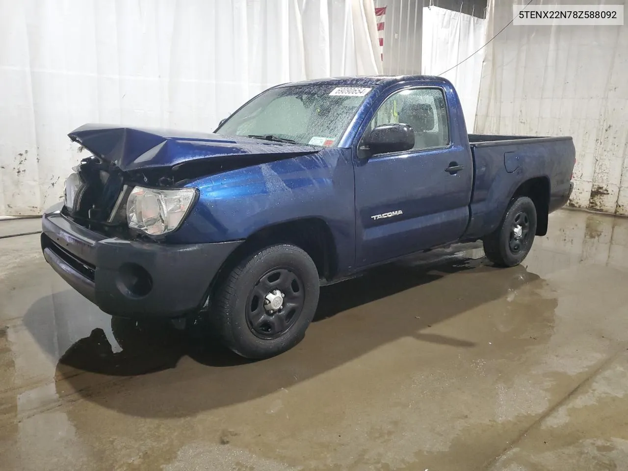 2008 Toyota Tacoma VIN: 5TENX22N78Z588092 Lot: 69090654