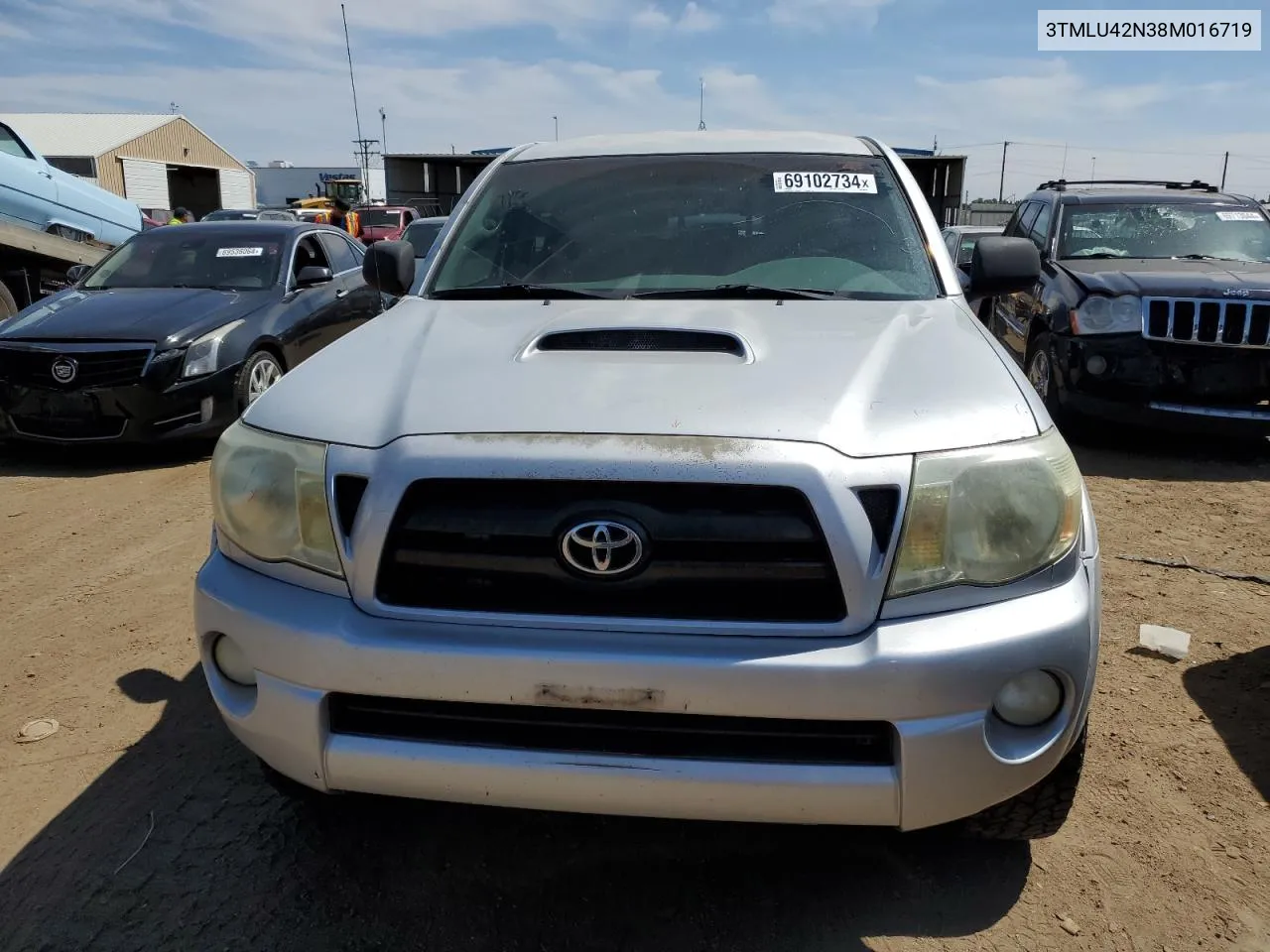 3TMLU42N38M016719 2008 Toyota Tacoma Double Cab