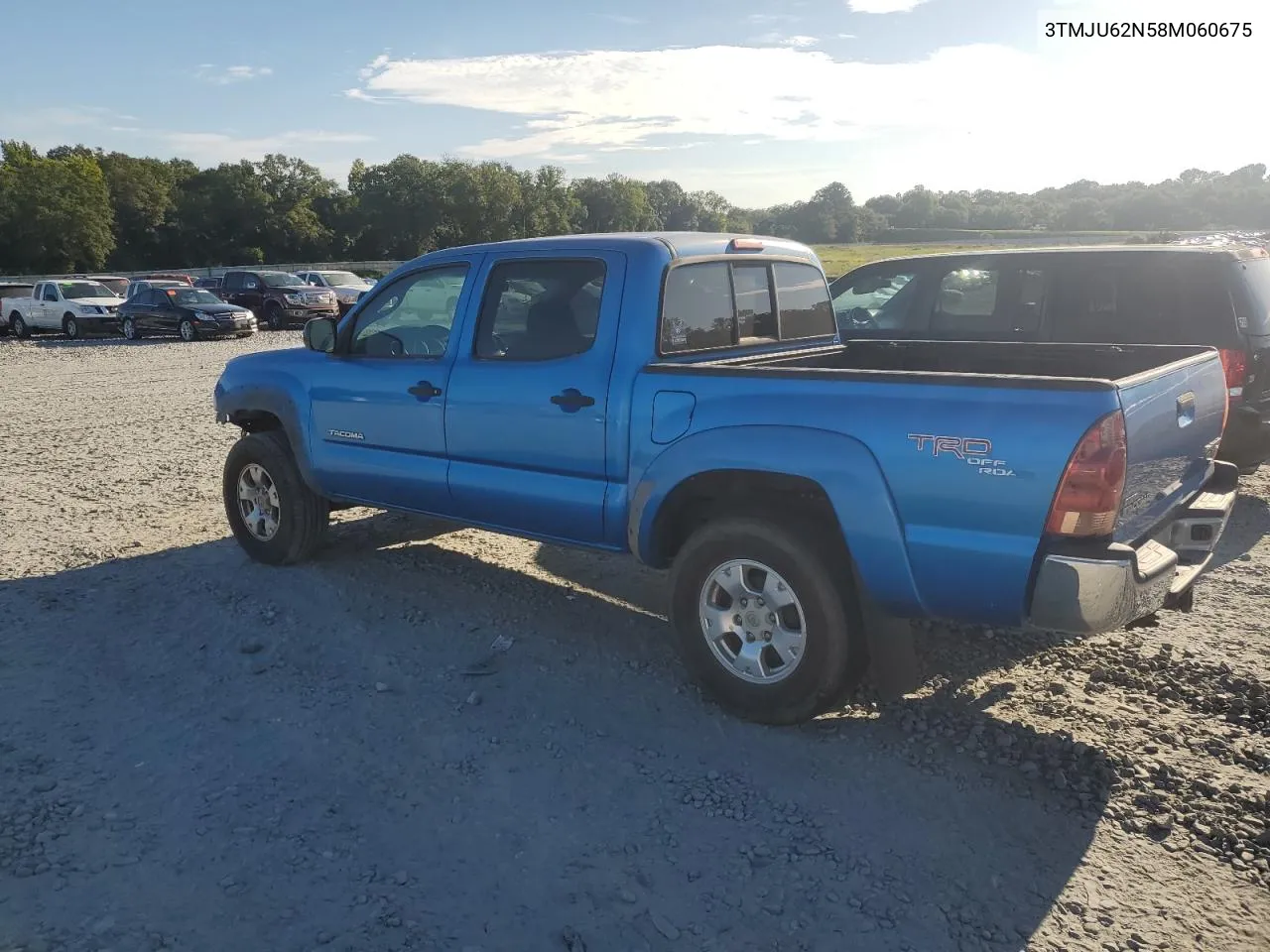 2008 Toyota Tacoma Double Cab Prerunner VIN: 3TMJU62N58M060675 Lot: 69560504