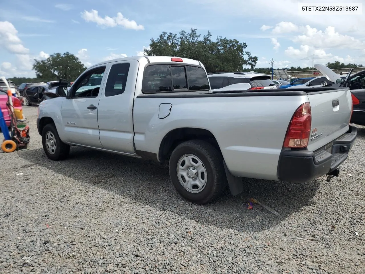 5TETX22N58Z513687 2008 Toyota Tacoma Access Cab