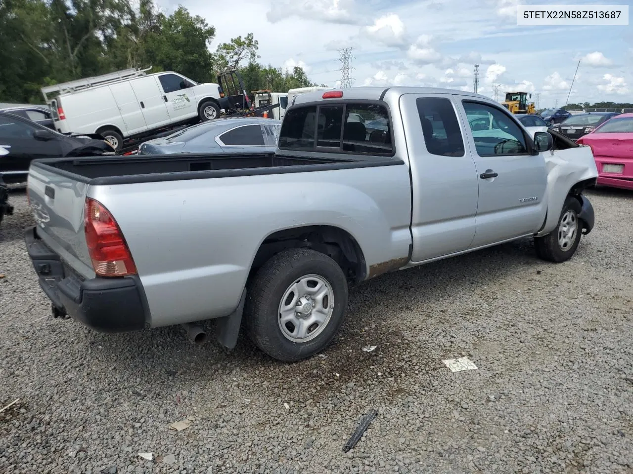 5TETX22N58Z513687 2008 Toyota Tacoma Access Cab