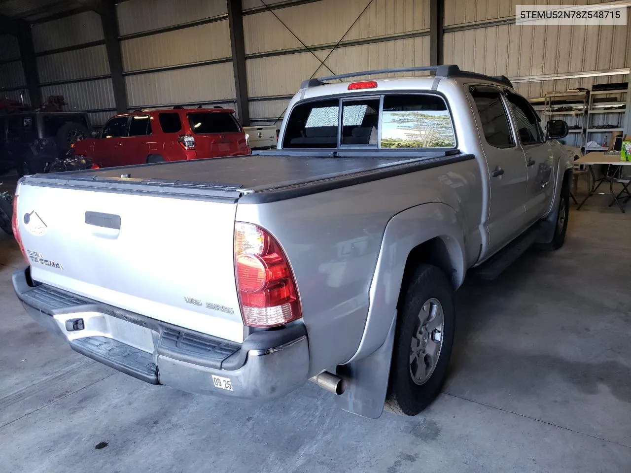 2008 Toyota Tacoma Double Cab Long Bed VIN: 5TEMU52N78Z548715 Lot: 70894014