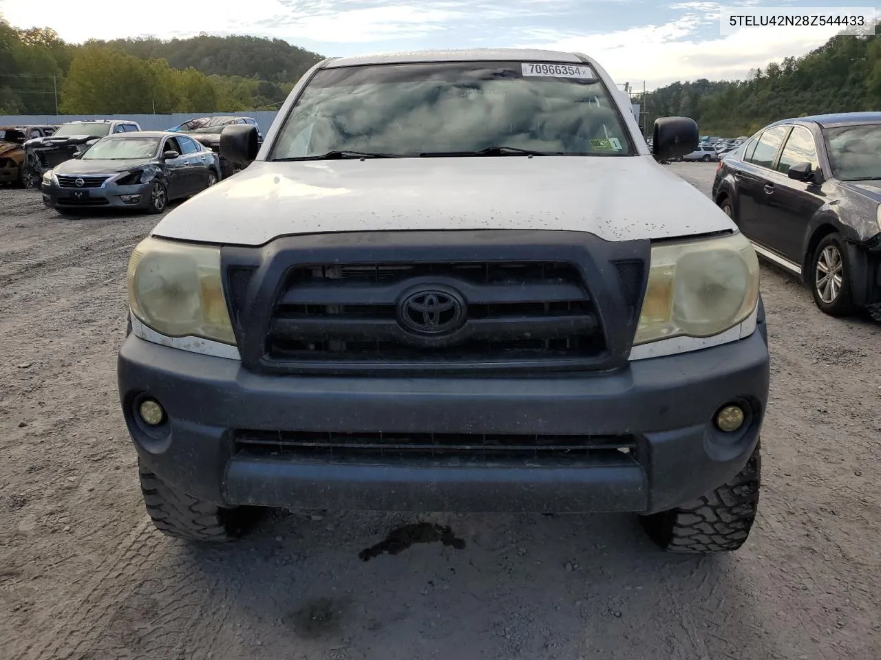 2008 Toyota Tacoma Double Cab VIN: 5TELU42N28Z544433 Lot: 70966354