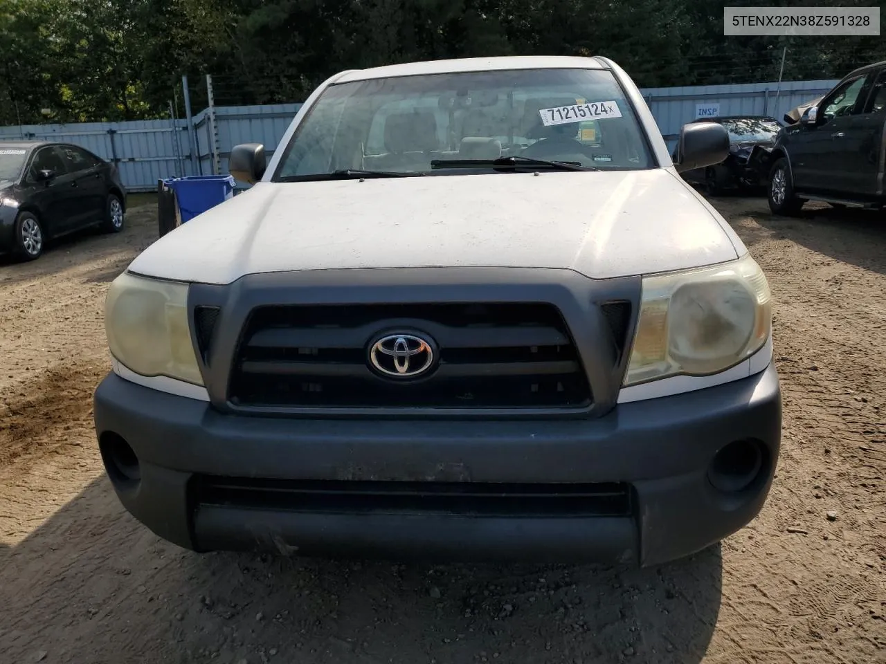 2008 Toyota Tacoma VIN: 5TENX22N38Z591328 Lot: 71215124