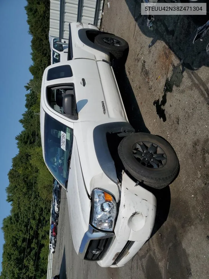 2008 Toyota Tacoma Access Cab VIN: 5TEUU42N38Z471304 Lot: 71302184