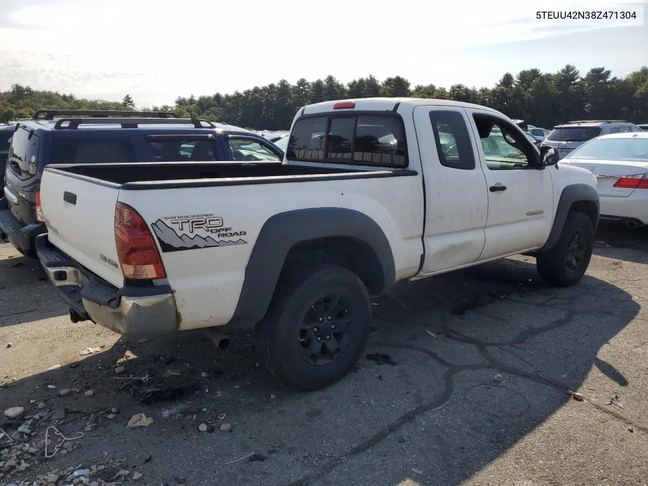 2008 Toyota Tacoma Access Cab VIN: 5TEUU42N38Z471304 Lot: 71302184