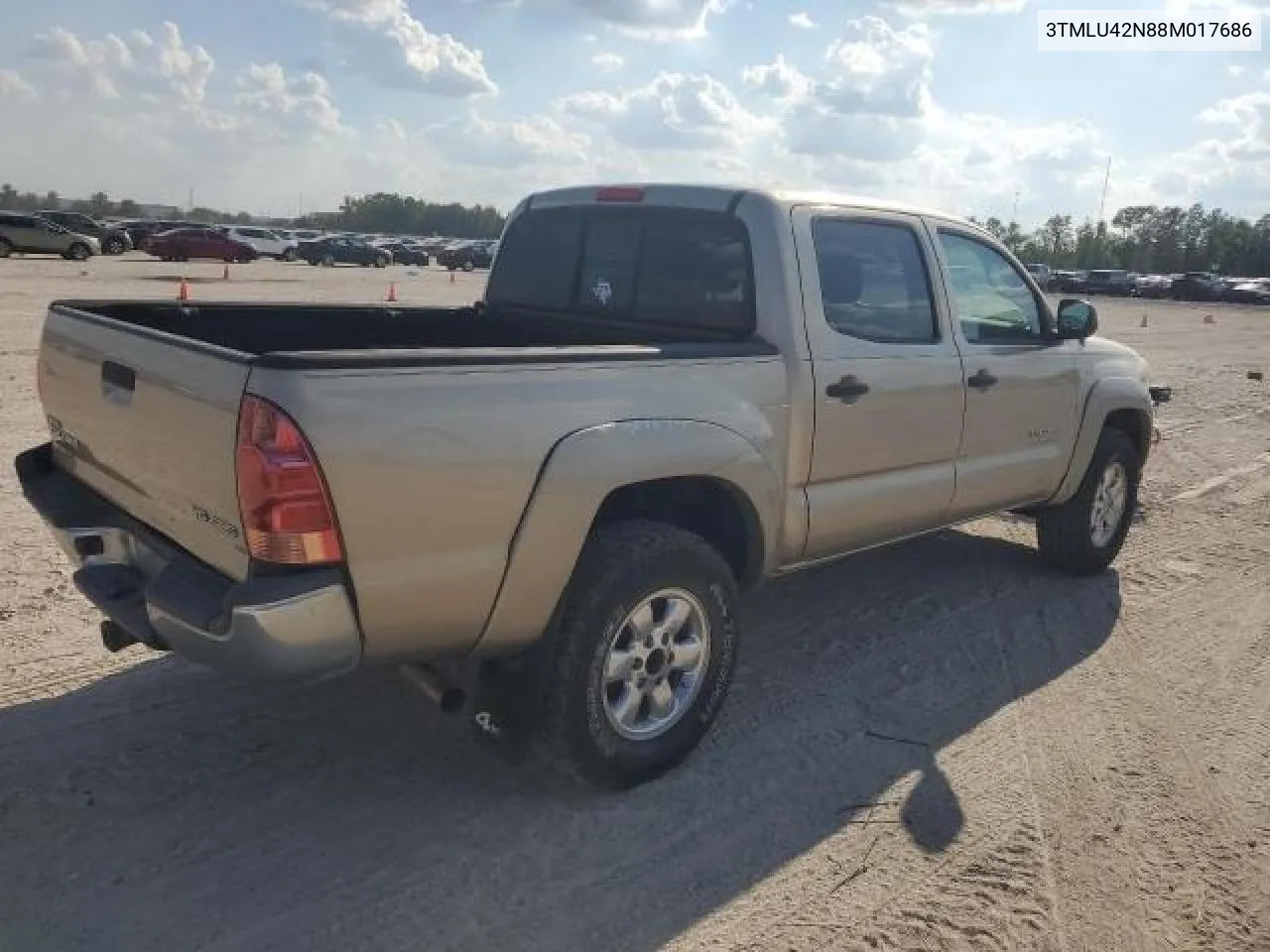 3TMLU42N88M017686 2008 Toyota Tacoma Double Cab