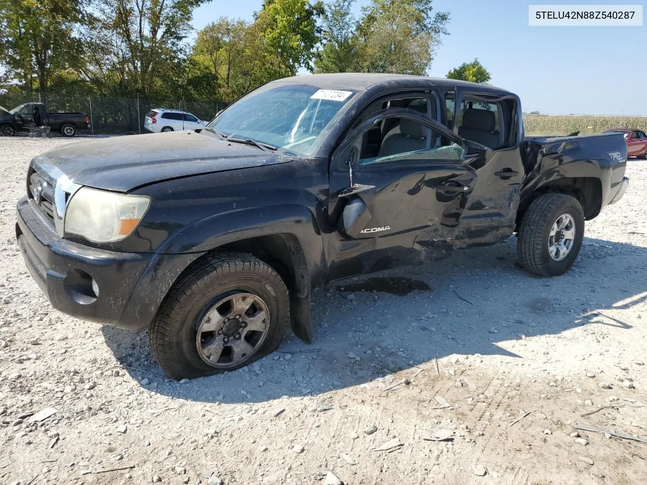 5TELU42N88Z540287 2008 Toyota Tacoma Double Cab