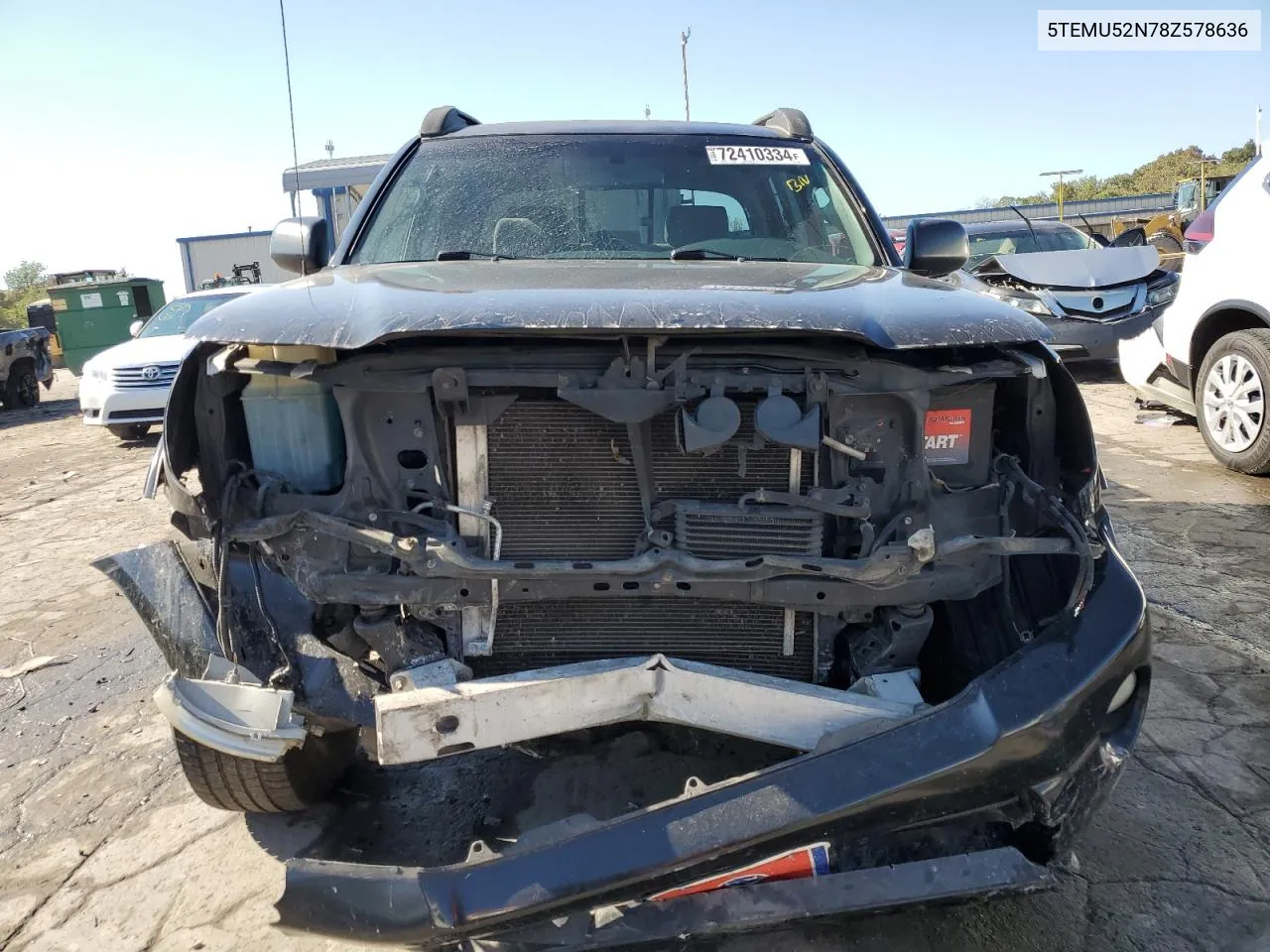 2008 Toyota Tacoma Double Cab Long Bed VIN: 5TEMU52N78Z578636 Lot: 72410334