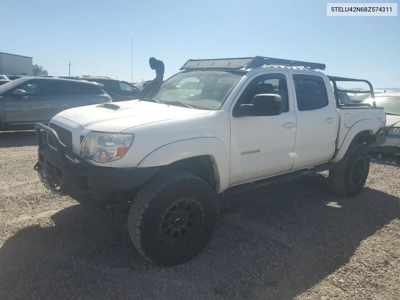 2008 Toyota Tacoma Double Cab VIN: 5TELU42N68Z574311 Lot: 72472954