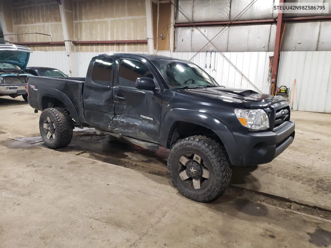 2008 Toyota Tacoma Access Cab VIN: 5TEUU42N98Z586795 Lot: 72650454