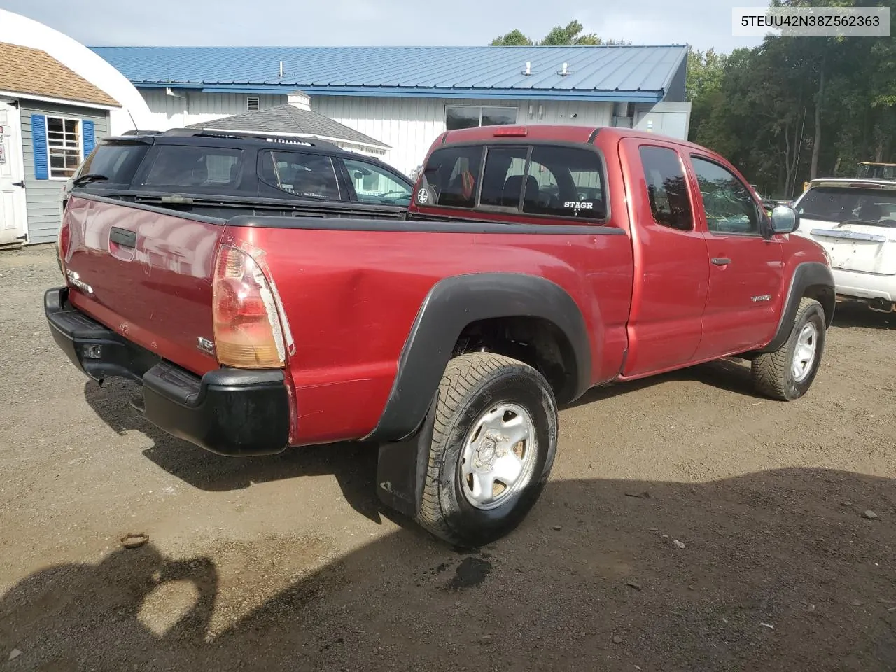 2008 Toyota Tacoma Access Cab VIN: 5TEUU42N38Z562363 Lot: 72898794