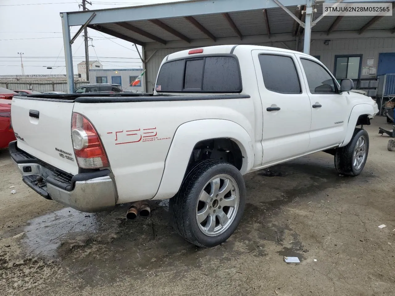 2008 Toyota Tacoma Double Cab Prerunner VIN: 3TMJU62N28M052565 Lot: 72970644