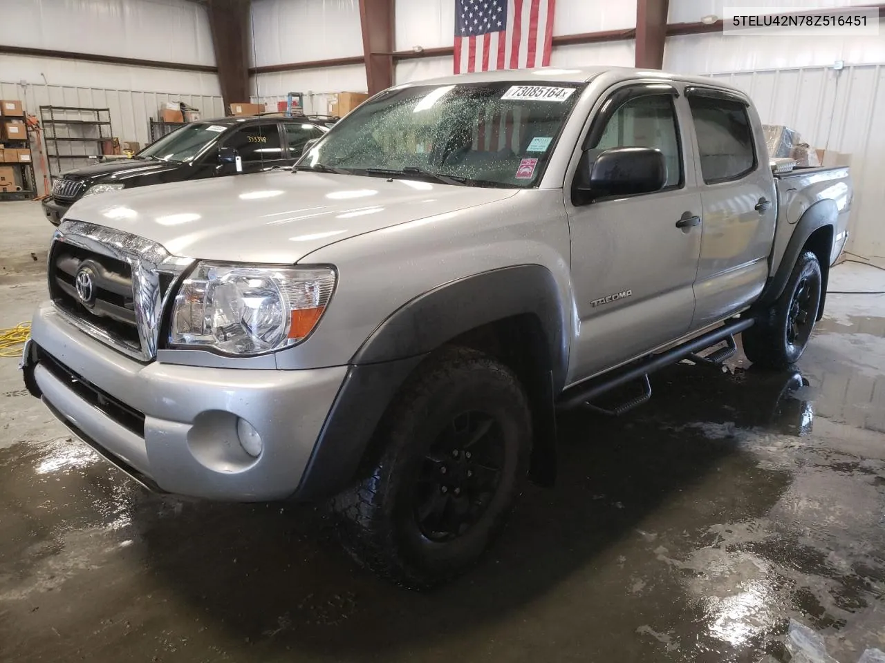 2008 Toyota Tacoma Double Cab VIN: 5TELU42N78Z516451 Lot: 73085164